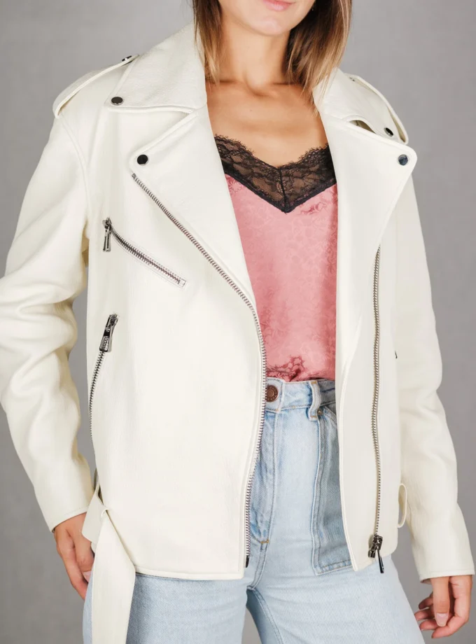 Perfecto Lederjacke - Offwhite