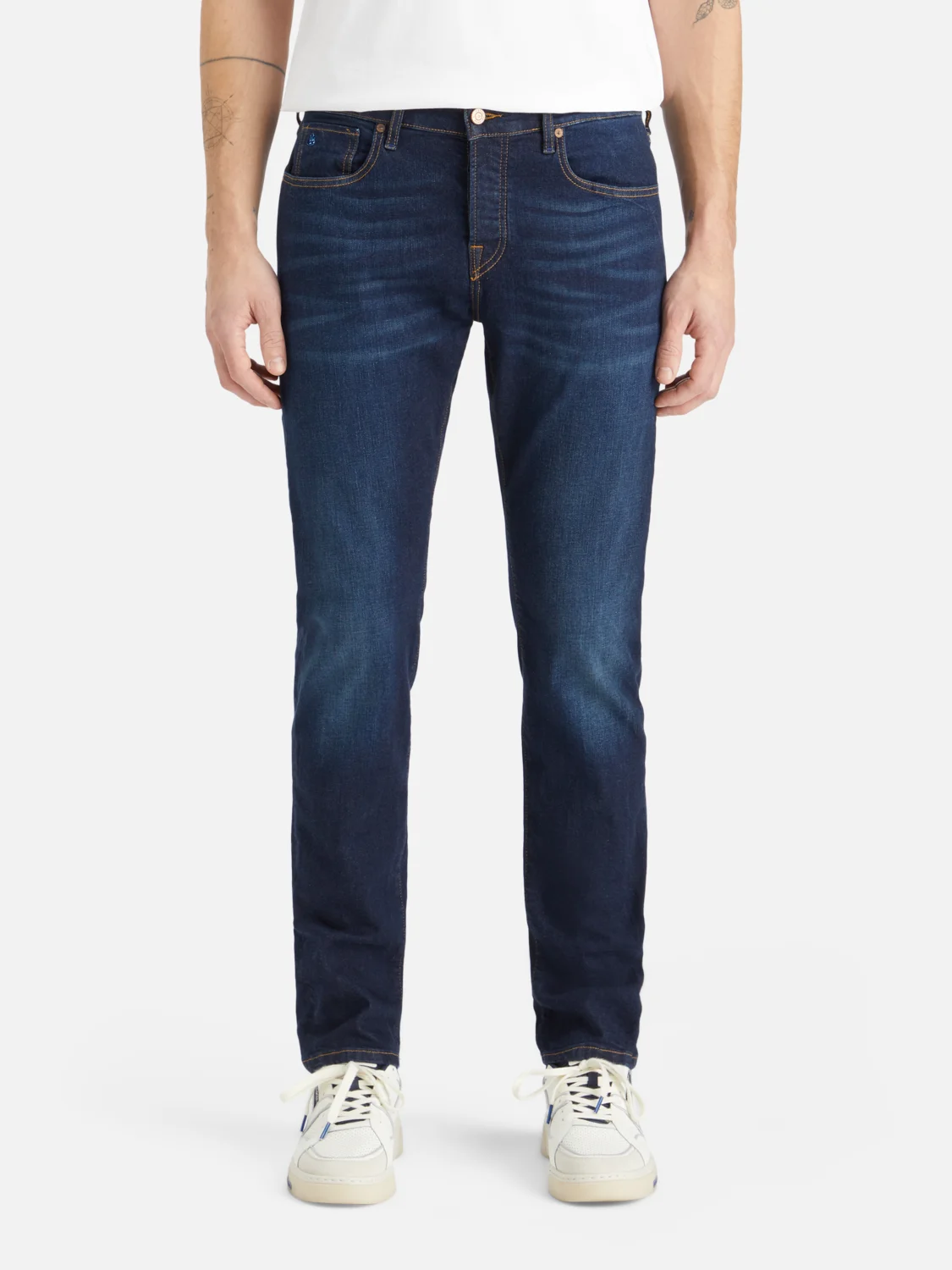 CORE Ralston regular slim jeans – Beaten Blue