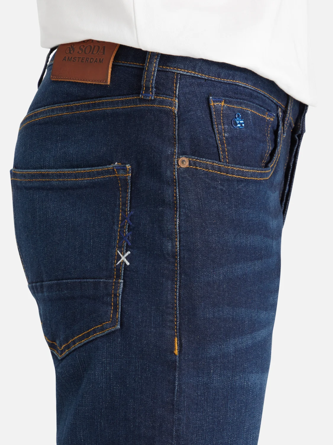 CORE Ralston regular slim jeans – Beaten Blue – Bild 5
