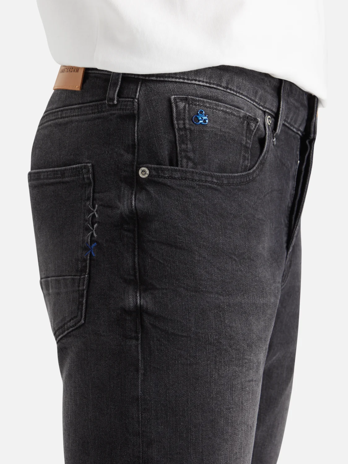 CORE Ralston slim jeans — Black Night – Bild 3