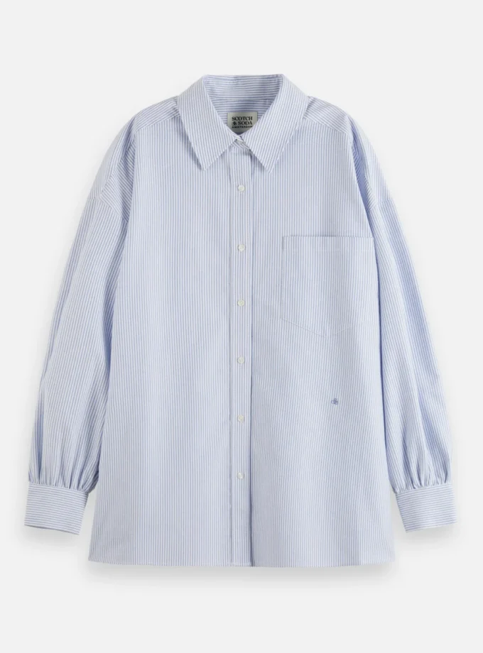 Core Girlfriend oxford stripes shirt