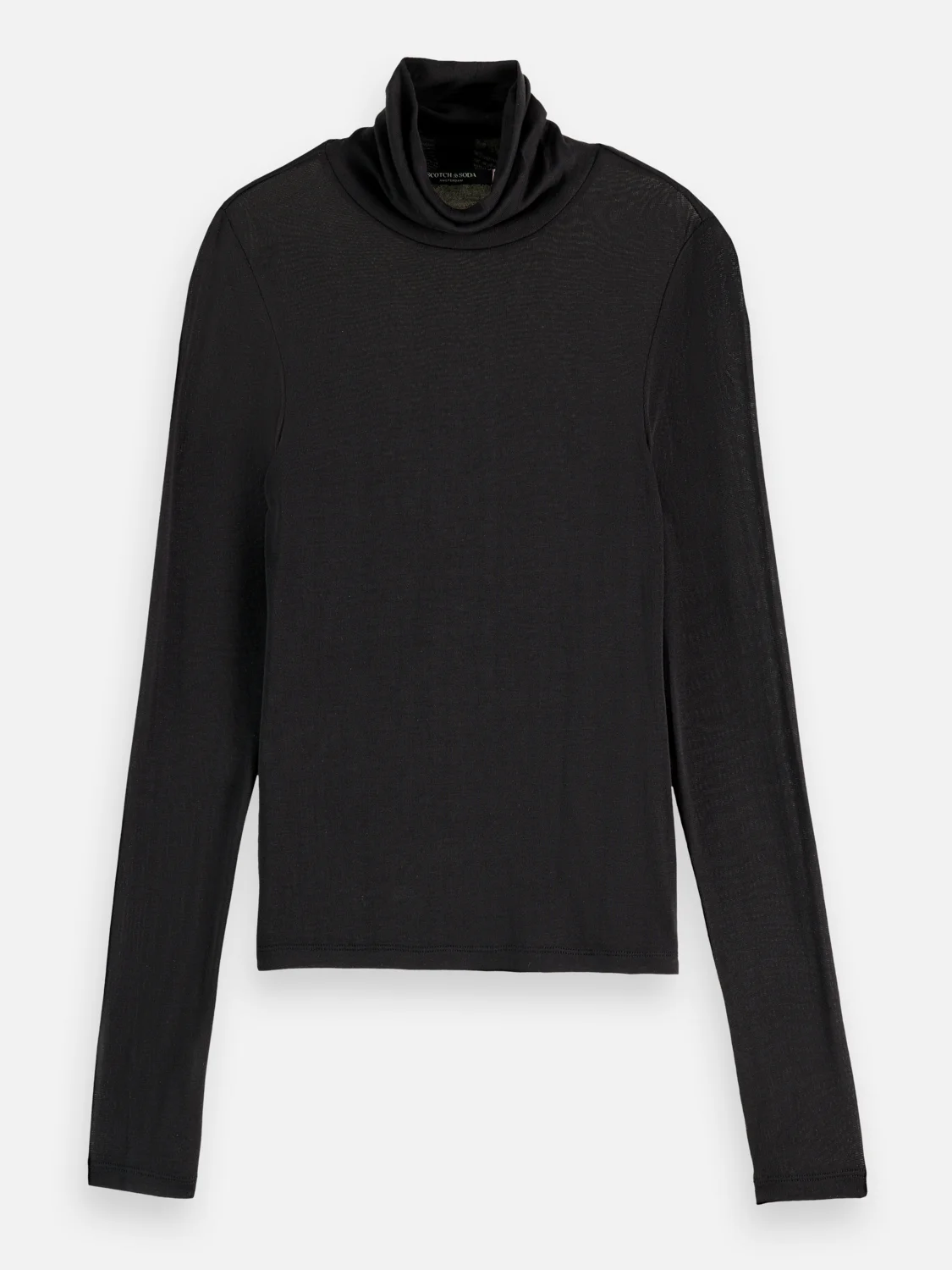 Core Roll up neck long sleeve t-shirt