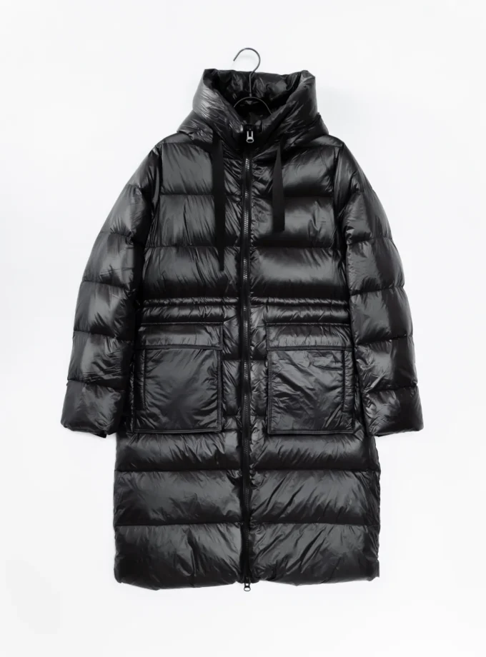 Mantel Daunen - Schwarz