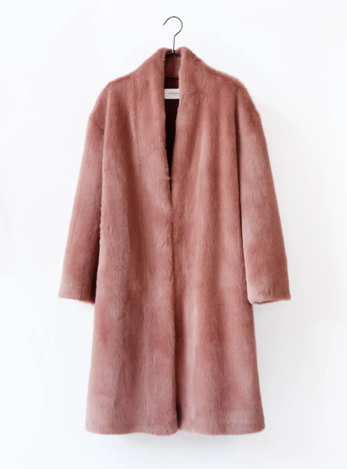 Mantel Fake Mink - Altrosa