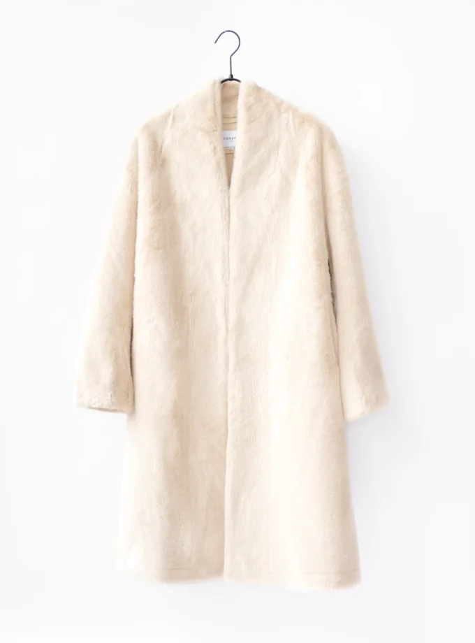 Mantel Fake Mink - Beige