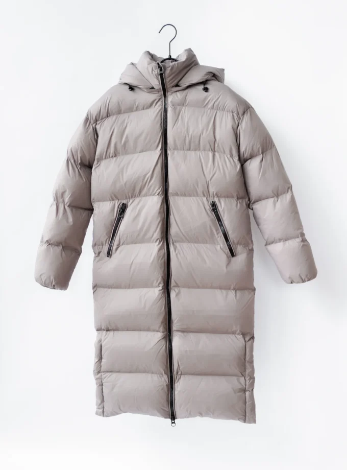 Jacke Fake Down - Grau