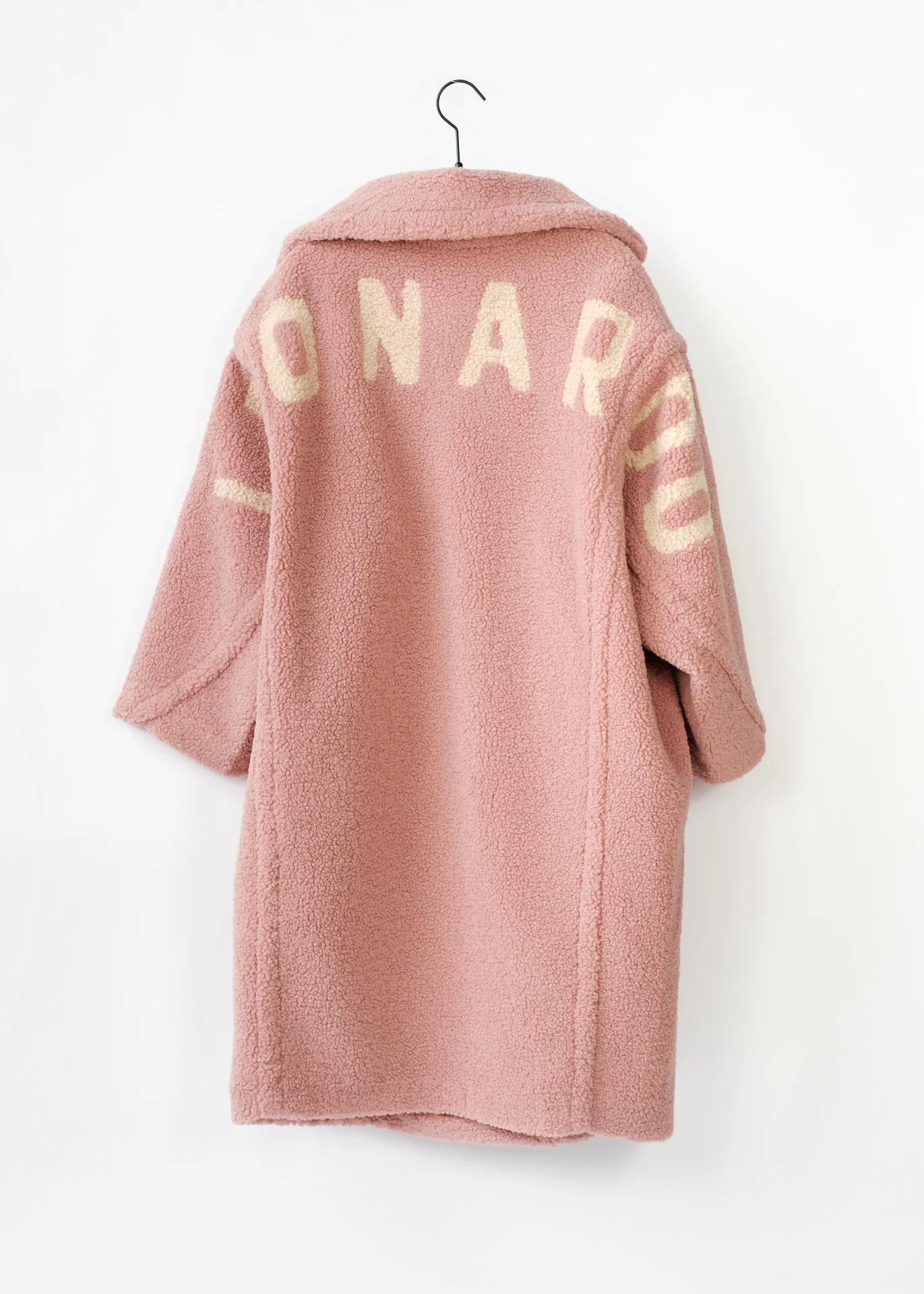 Leo Mantel Small Curly - Rosa/Sand