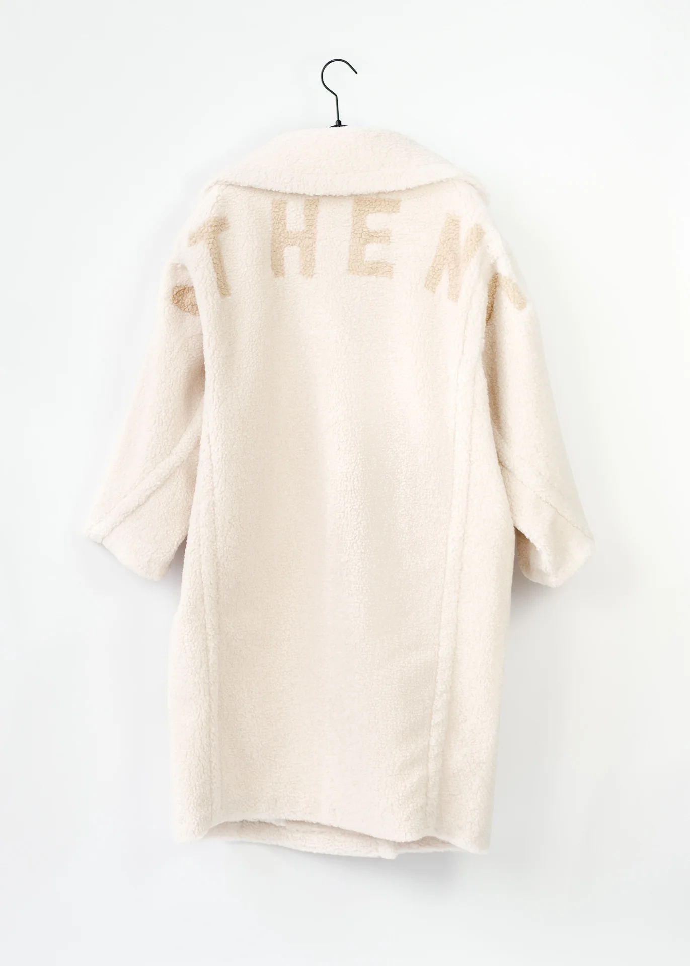 Leo Mantel Small Curly Athens - Offwhite/Beige