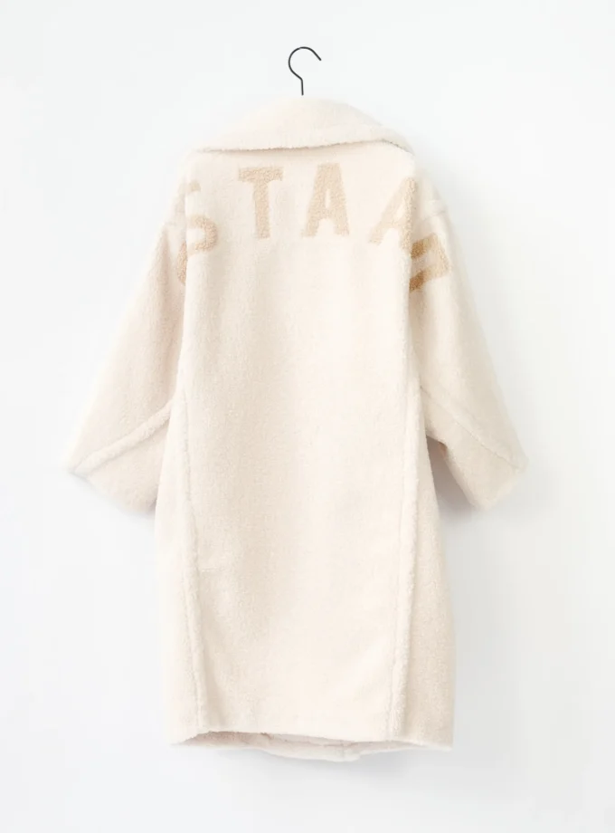 Leo Mantel Small Curly Gstaad - Offwhite/Beige