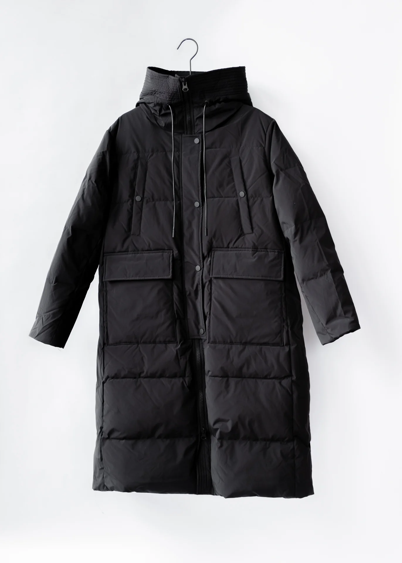 Mantel Daunen - Schwarz