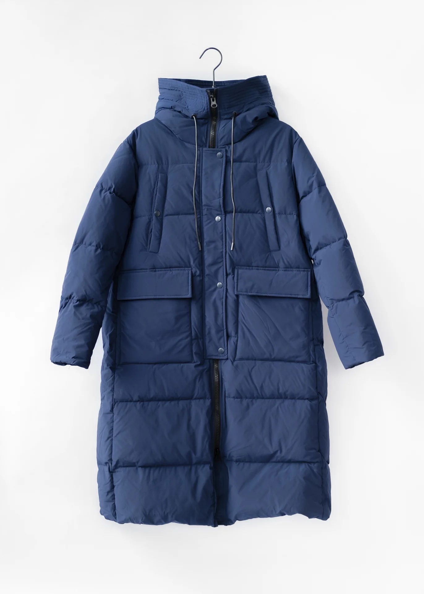 Mantel Daunen - Dunkelblau