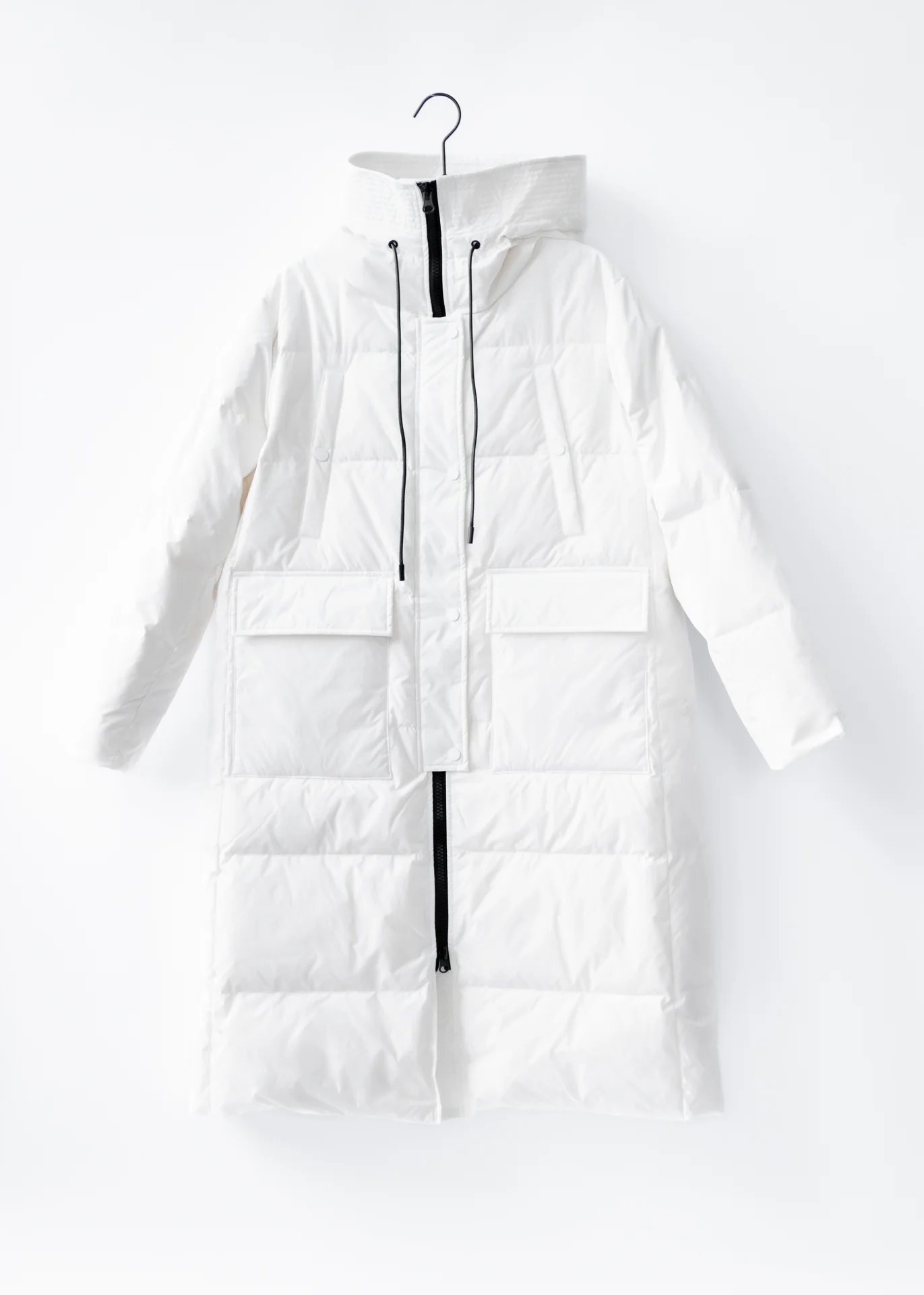 Mantel Daunen - Weiss