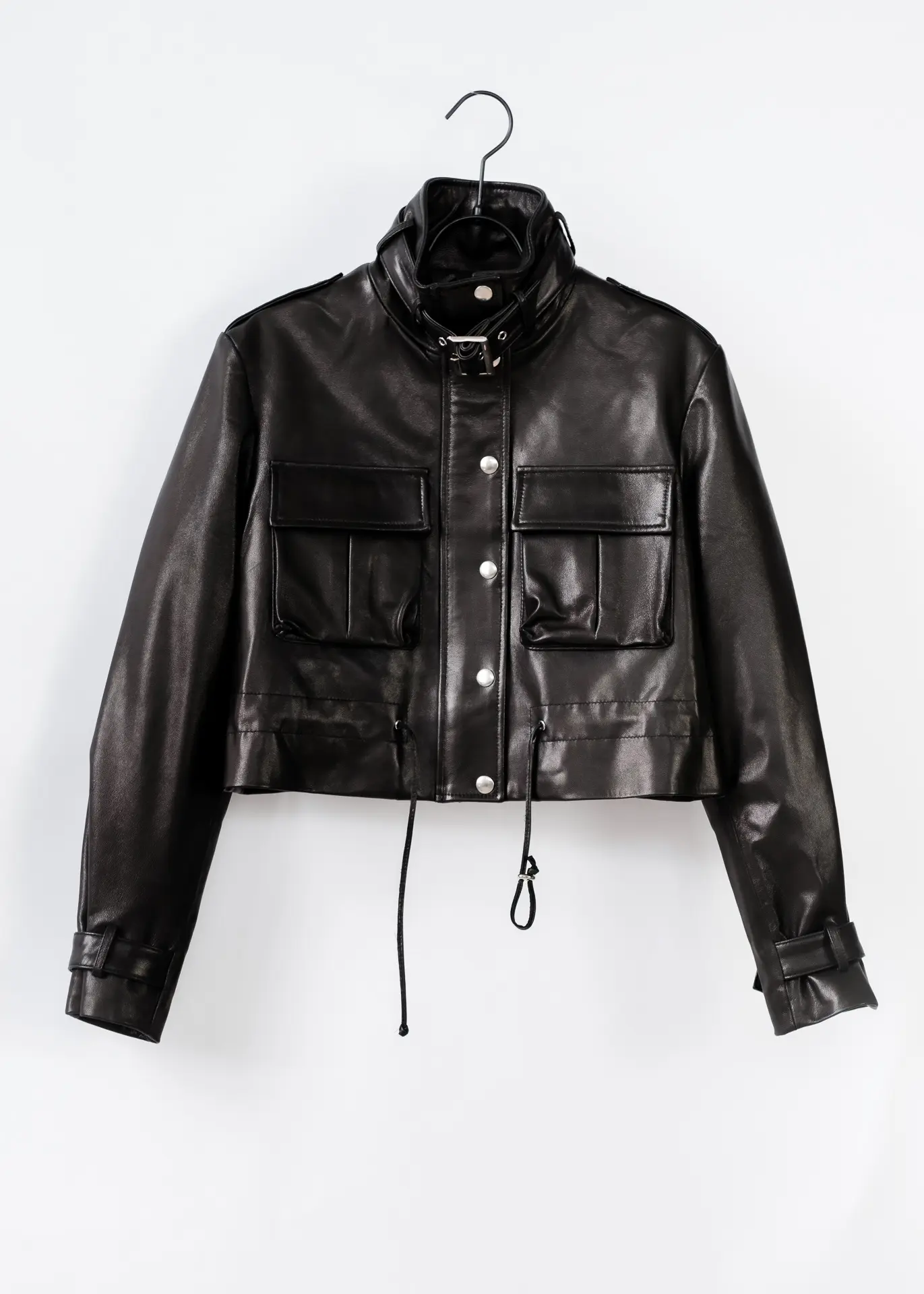 Lederjacke - Schwarz