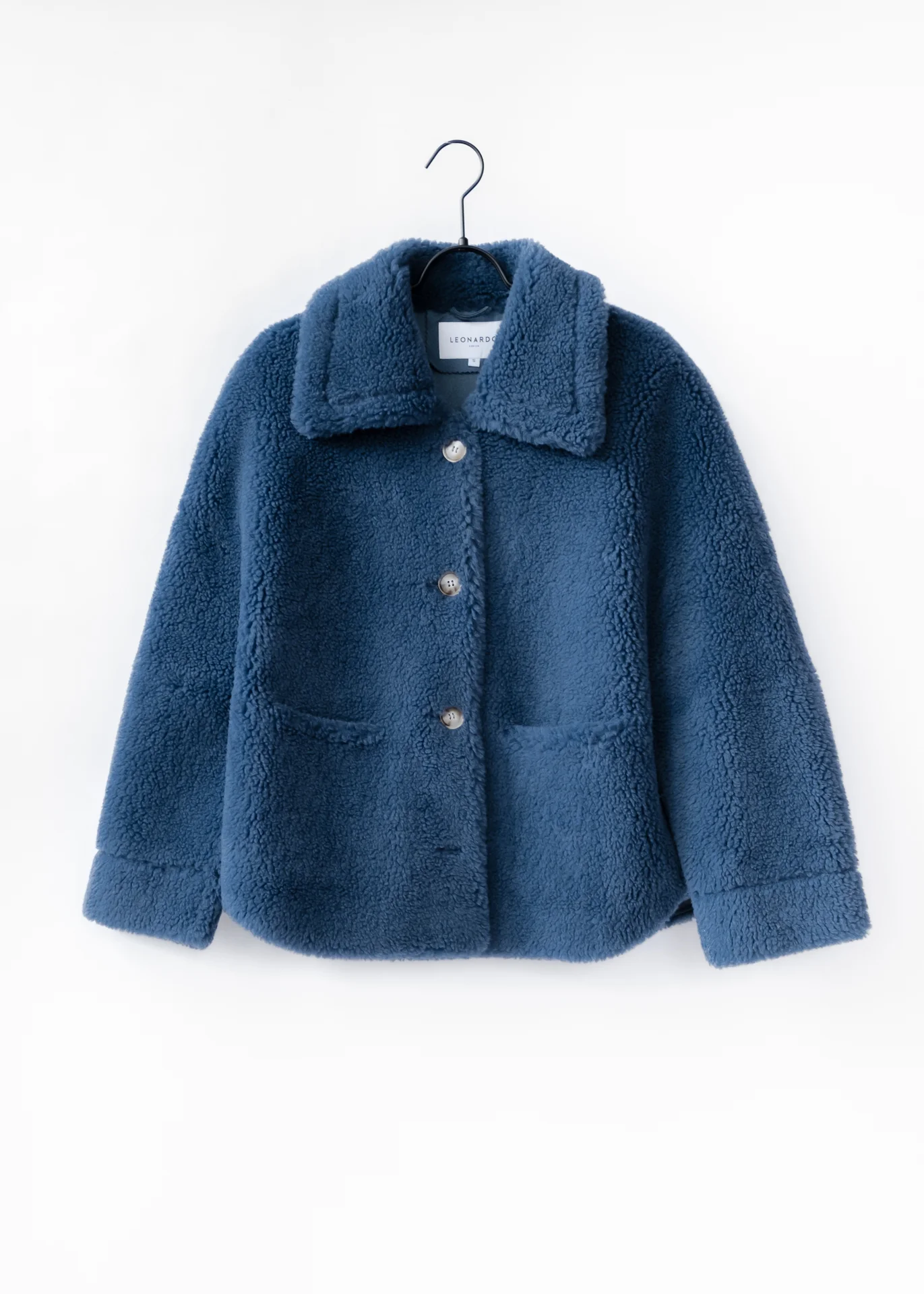 Jacke Teddy - Denim Blau