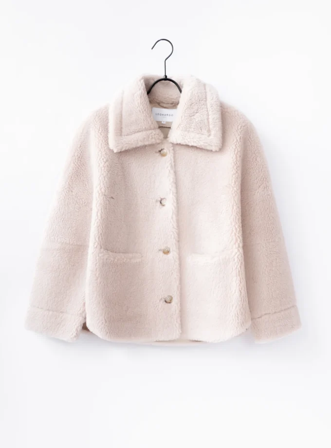 Jacke Teddy - Beige