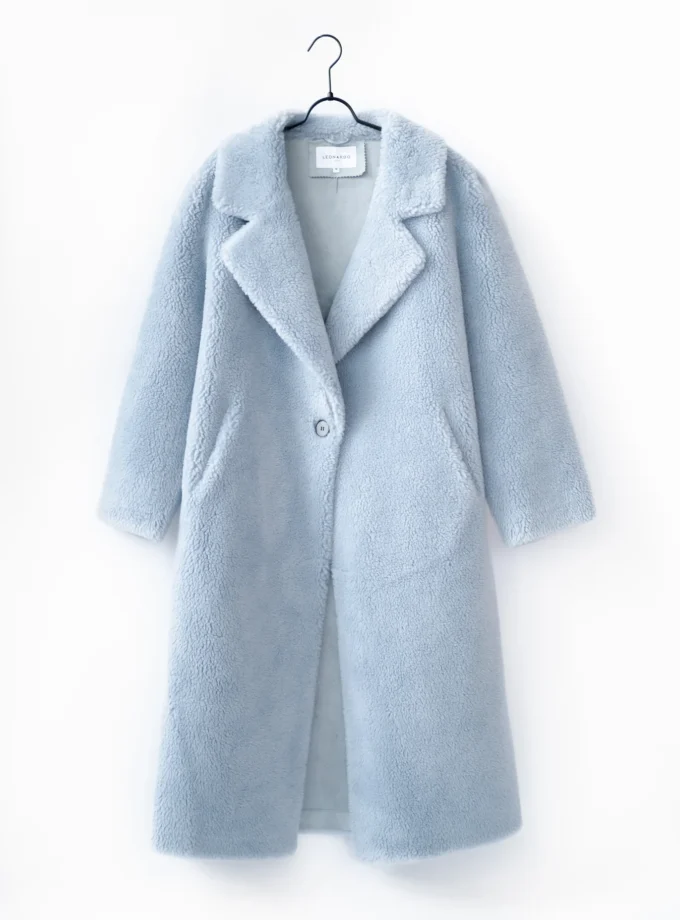 Mantel Teddy - Himmelblau