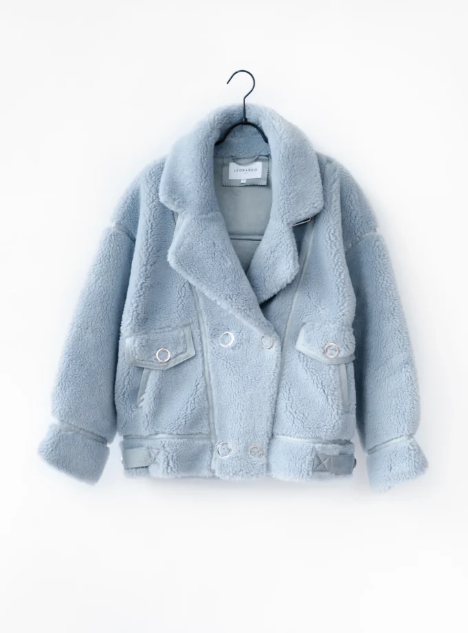 Jacke Teddy - Himmelblau