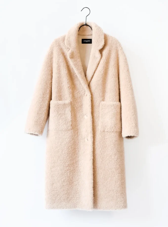 Mantel Wolle - Beige