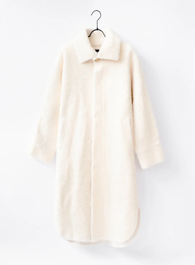 Mantel Wolle - Weiss