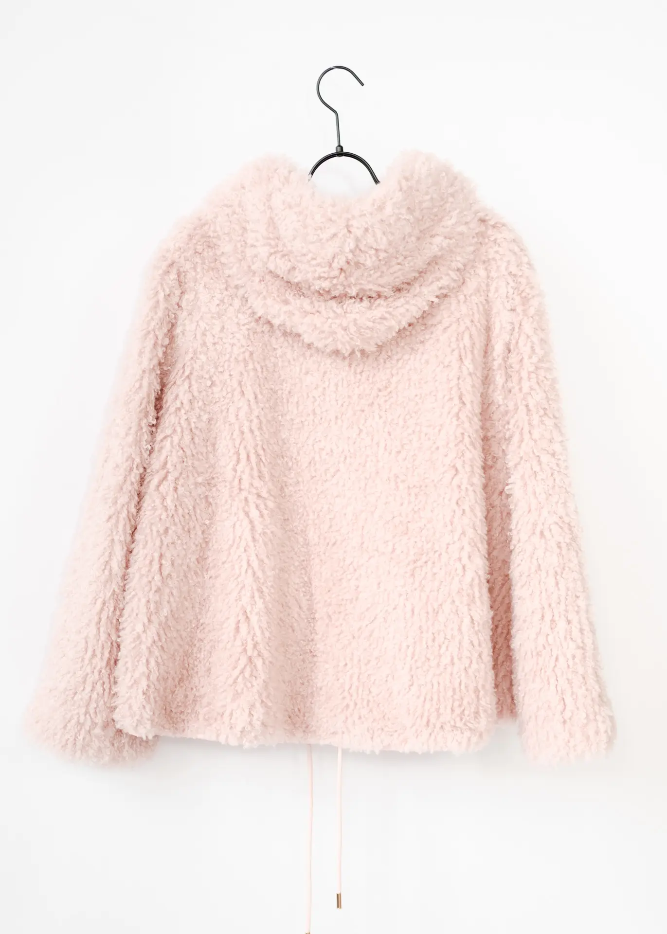 Jacke Fake Fur Curly - Rosa – Bild 5