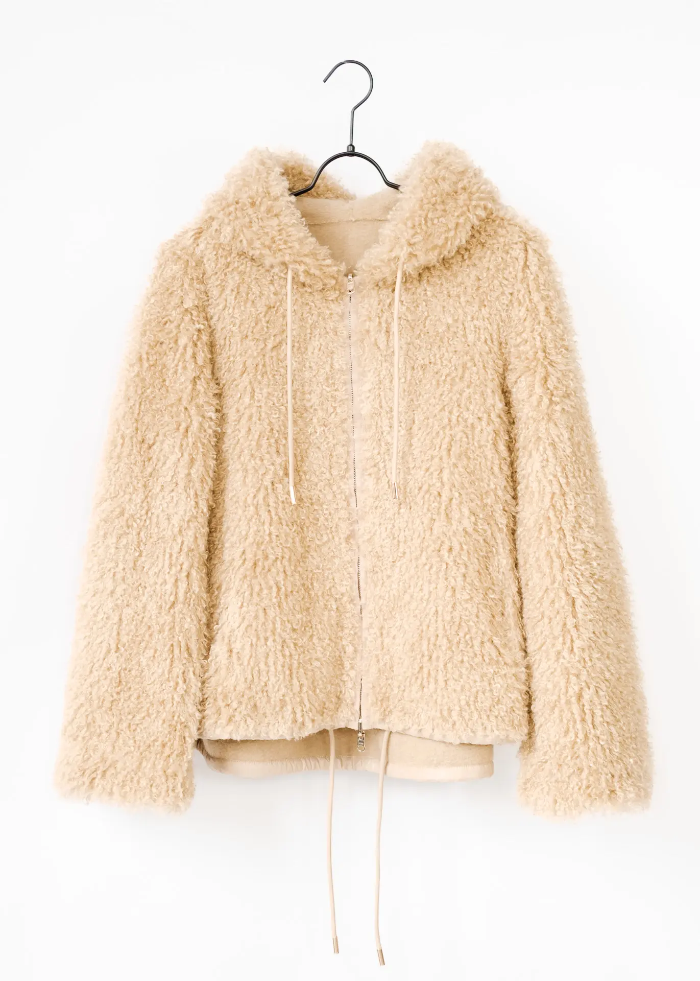 Jacke Fake Fur Curly - Sand