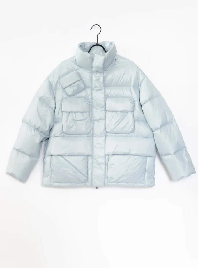 Jacke Daunen - Himmelblau