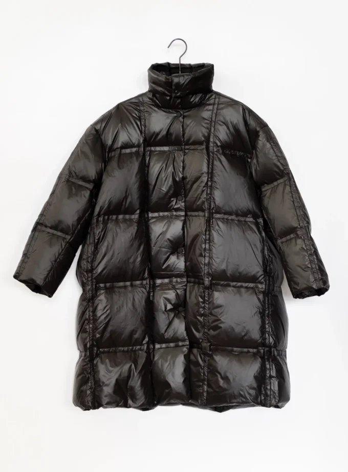 Daunen Mantel - Schwarz