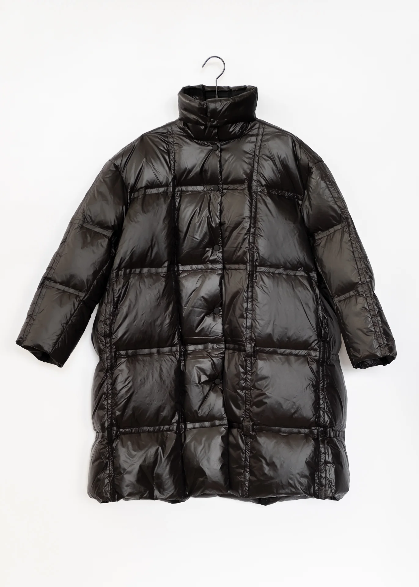 Daunen Mantel - Schwarz