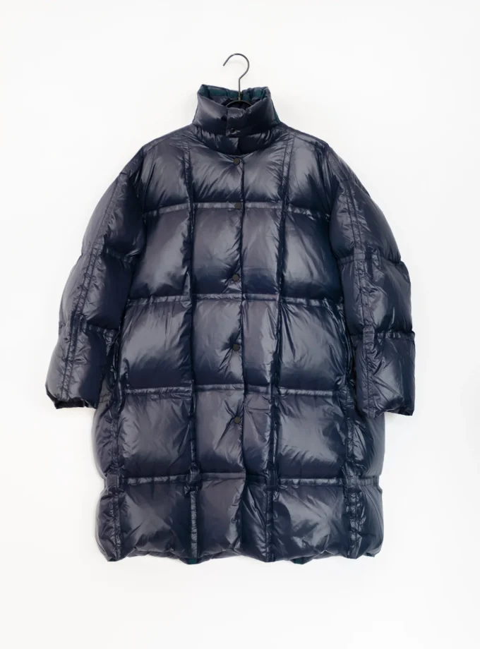 Daunen Mantel - Navy