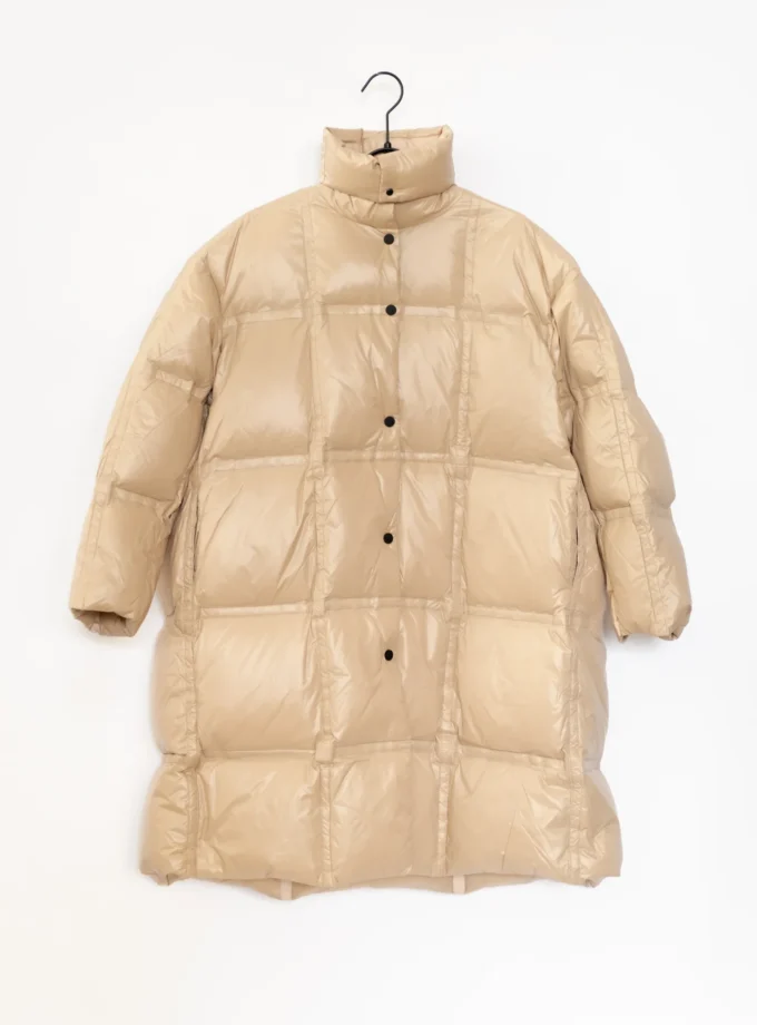 Daunen Mantel - Beige
