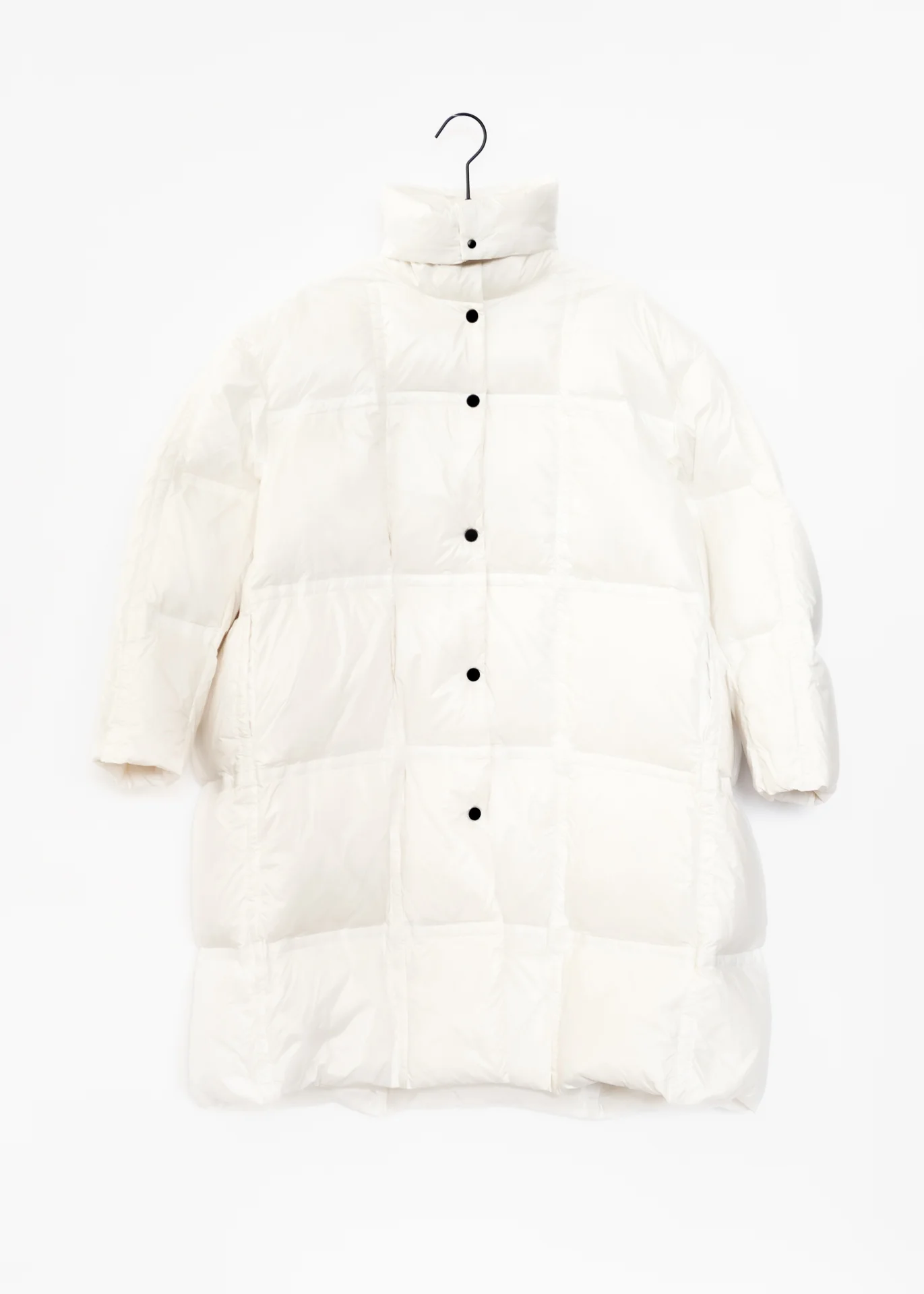 Daunen Mantel - Weiss