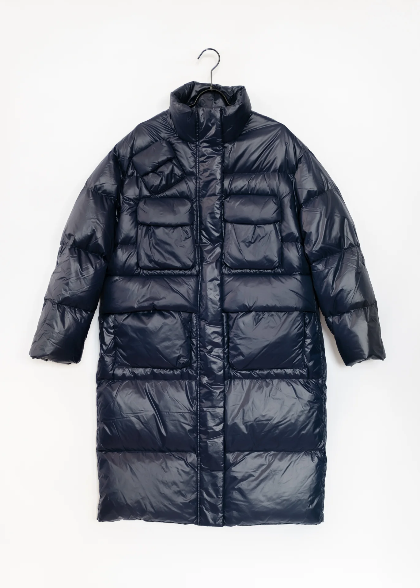 Daunen Mantel - Navy