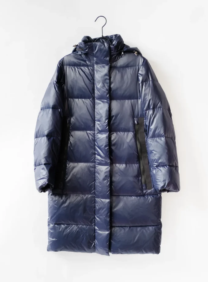 Mantel Daunen - Dunkelblau
