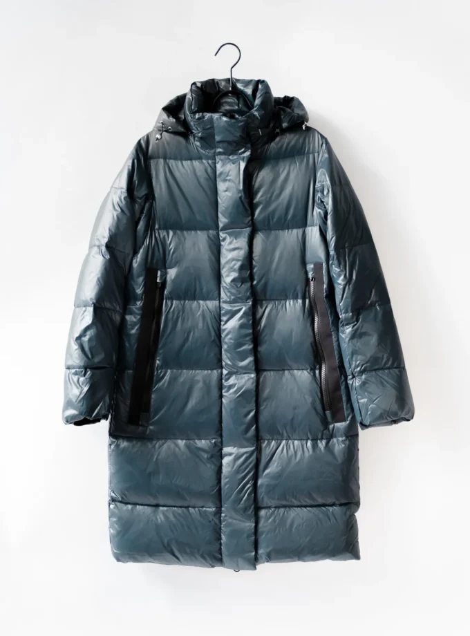 Mantel Daunen - Petrol