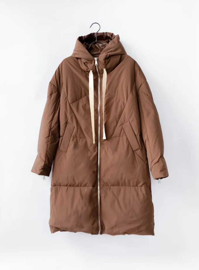 Mantel Daunen - Schokolade