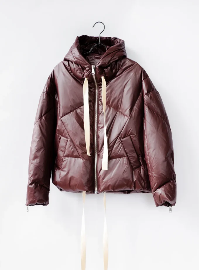 Jacke Daunen - Braun