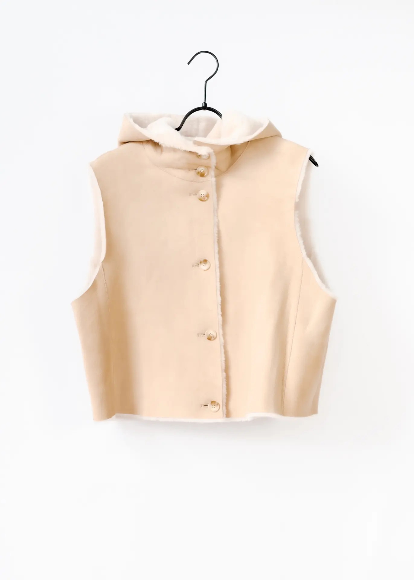Lammfell Gilet - Beige
