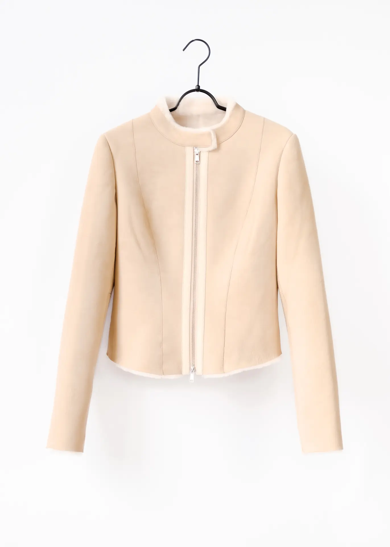 Lammfelljacke - Beige