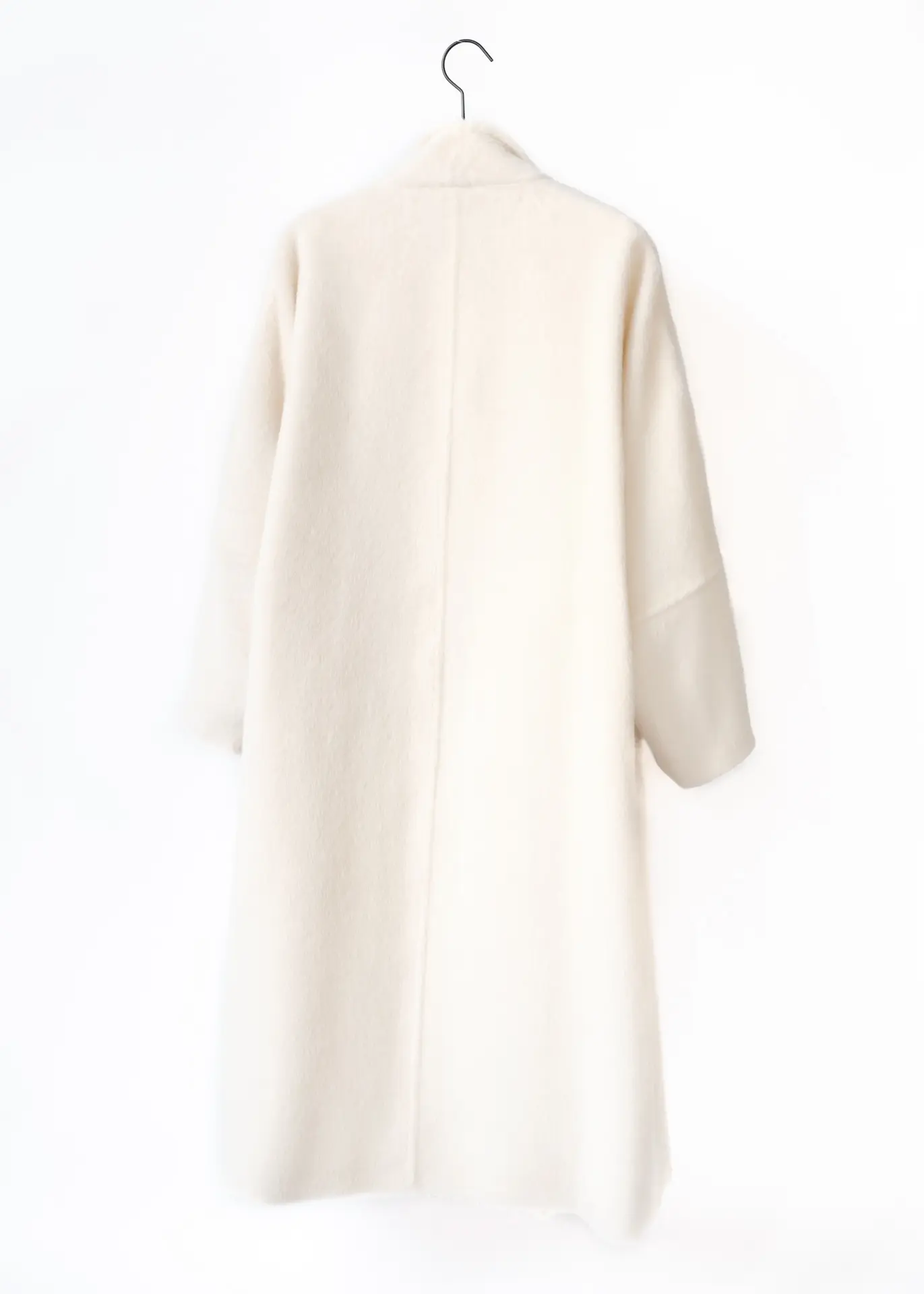 Oversized Wollmantel - Offwhite – Bild 5