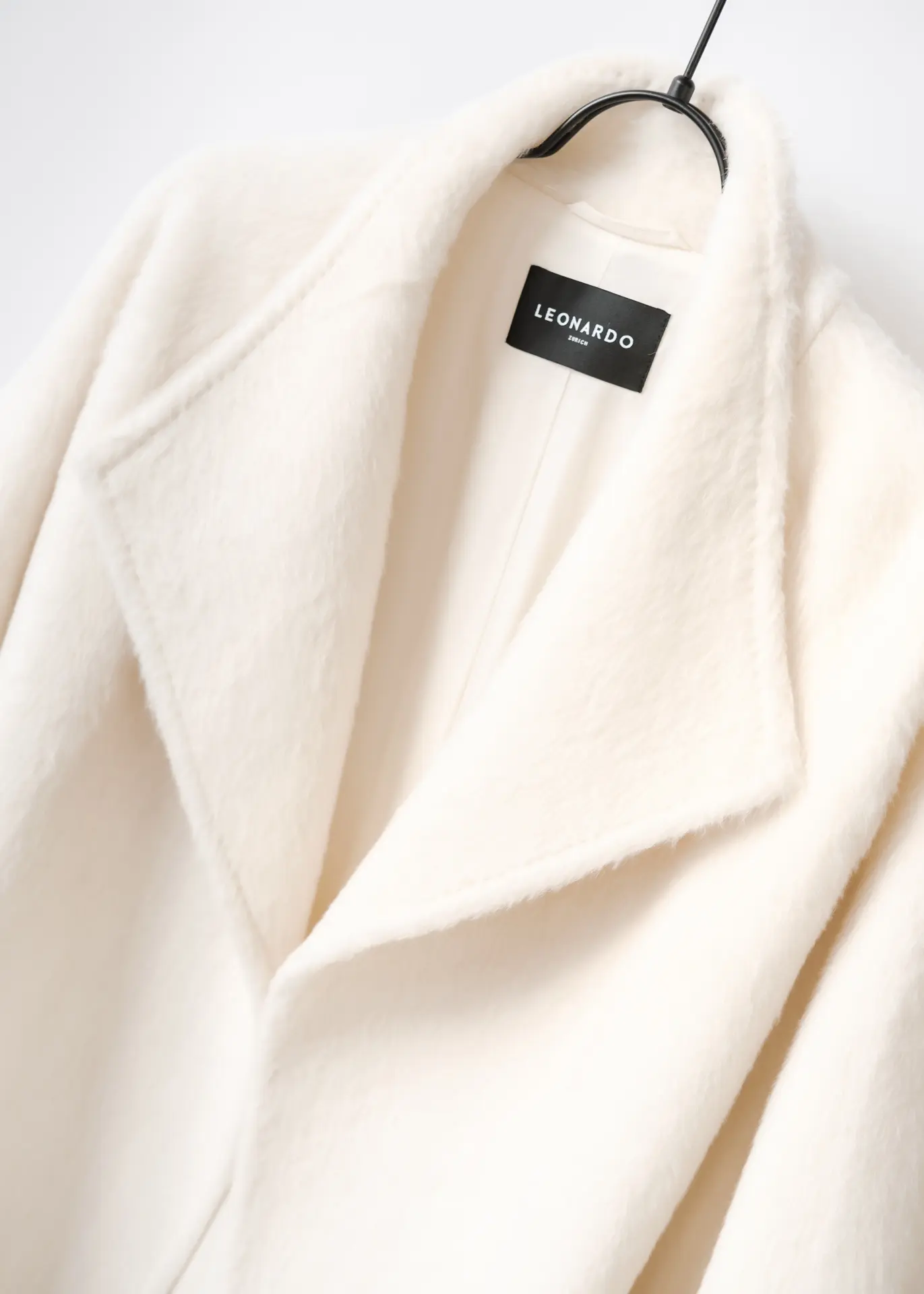 Oversized Wollmantel - Offwhite – Bild 3