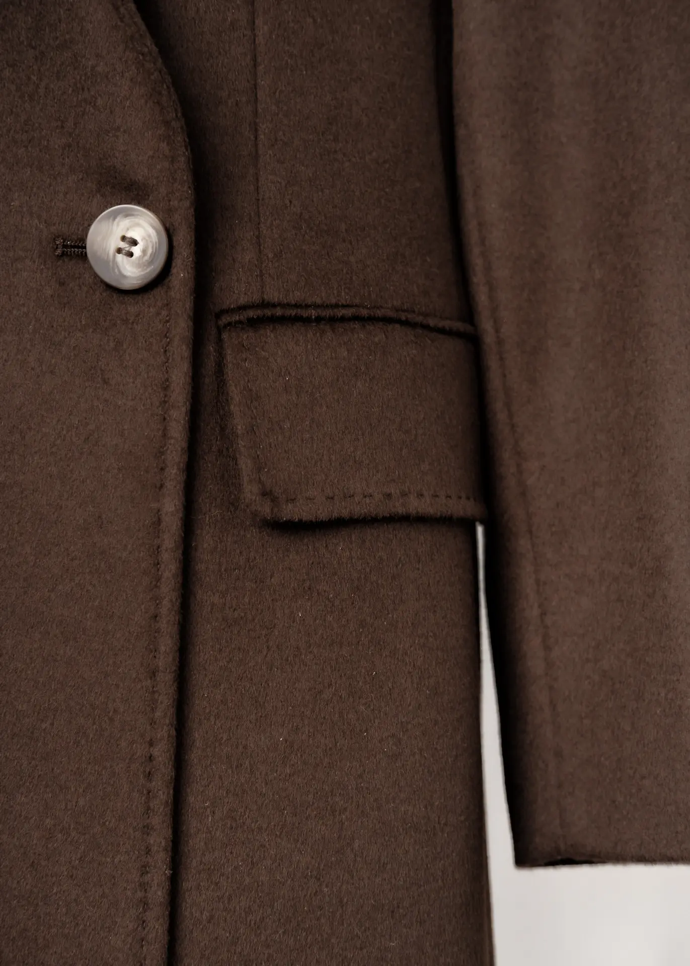 Wollmantel - Braun – Bild 5