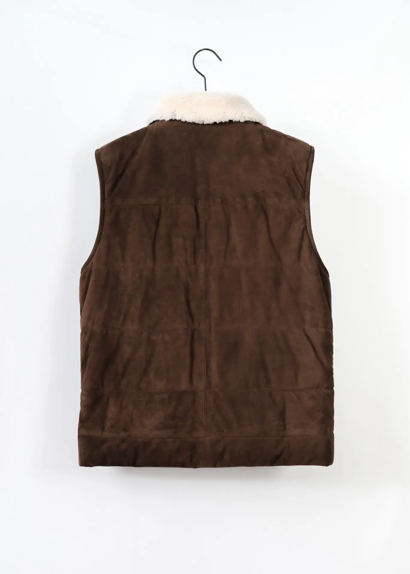 Wildleder Gilet - Dunkelbraun – Bild 2