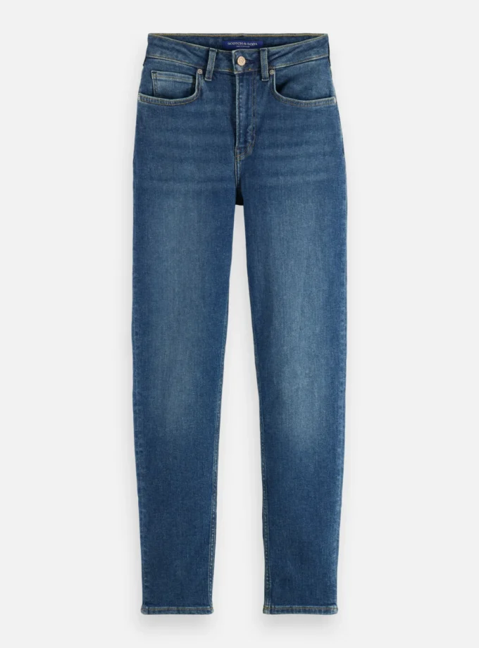 Core High Five super stretch  slim jeans — Classic Blue