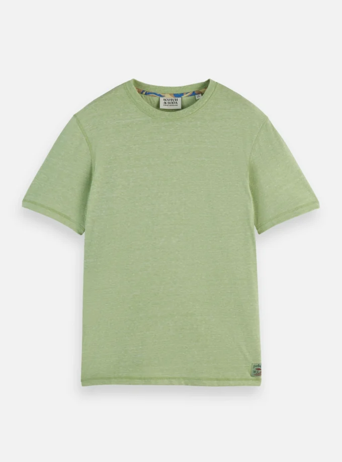 Regular fit melange T-shirt