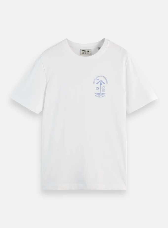 Regular fit left chest logo T-shirt
