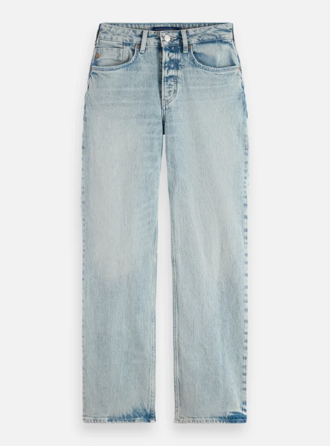 Sky high rise straight jeans — Blue Story