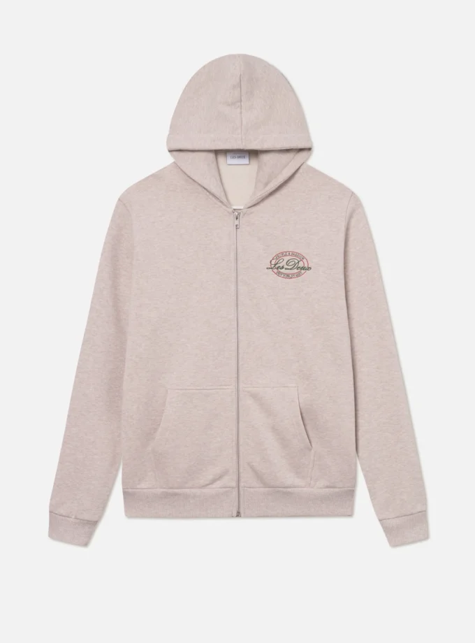 Glen Zipper Hoodie