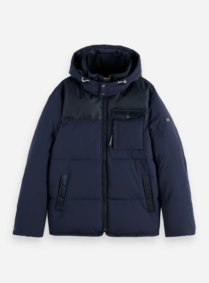 Hooded puffer jacket