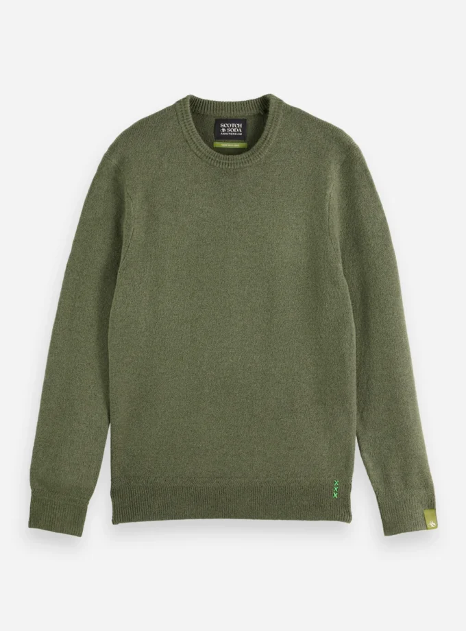 Soft knit regular fit crew neck