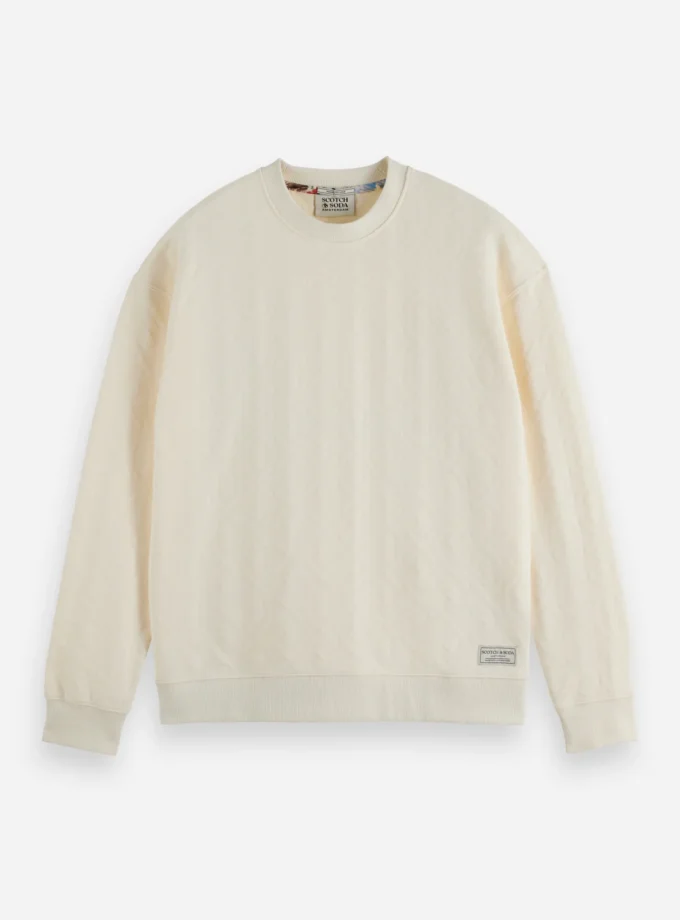 Jacquard Terry Sweatshirt